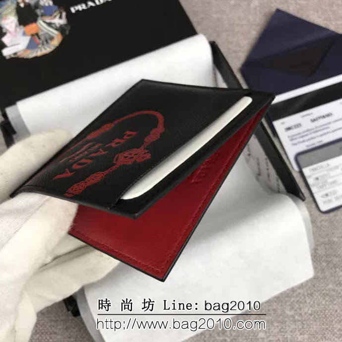PRADA普拉達 專櫃最新款 最新摩登態度系列 男士卡片夾 2MC223 DD1819